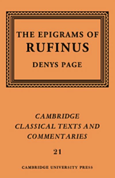 The Epigrams of Rufinus