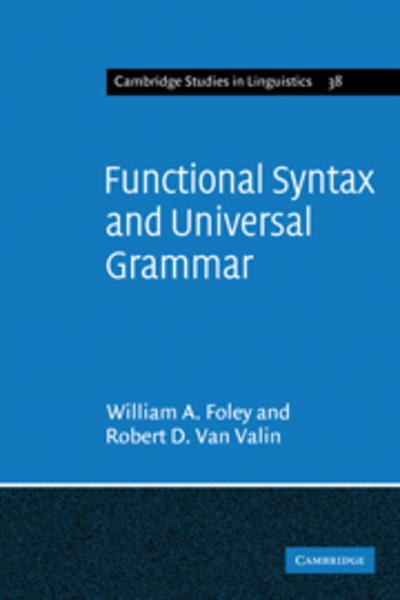 Functional Syntax and Universal Grammar
