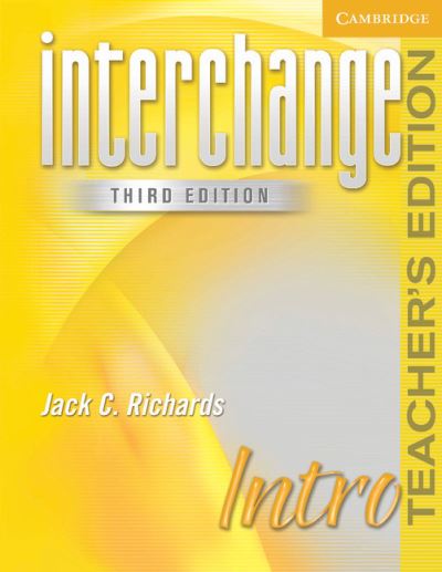 Interchange. Intro Teacher's Edition