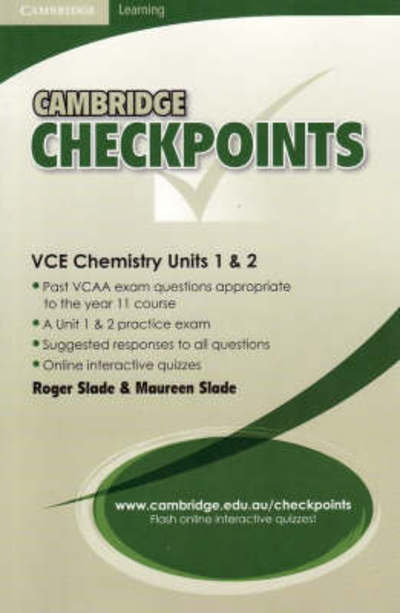 Cambridge Checkpoints VCE Chemistry Units 1 and 2