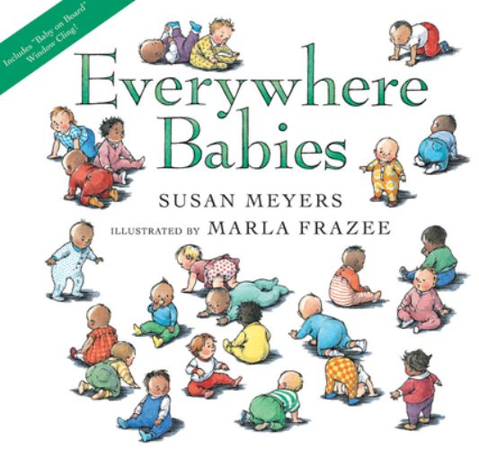 Everywhere Babies Lap Board Book (With Window Cling)