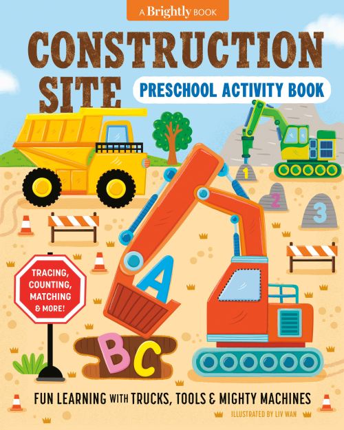 Construction Site Preschool Activity Book