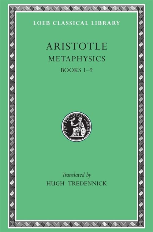 Metaphysics. Books I-IX