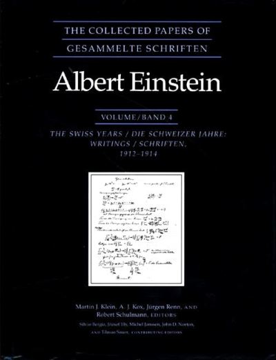 The Collected Papers of Albert Einstein. Vol.4 The Swiss Years