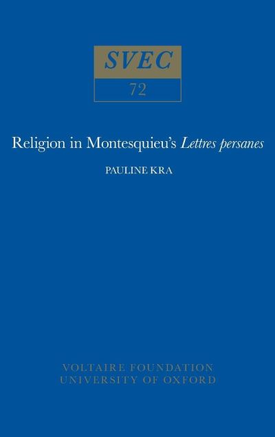 Religion in Montesquieu's 'Lettres Persanes'