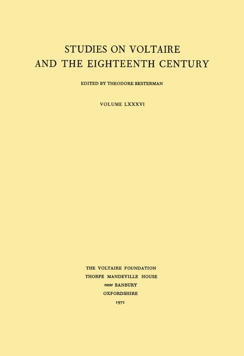Miscellany/Mélanges