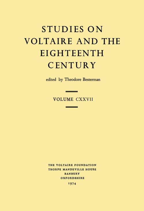 Miscellany/Mélanges
