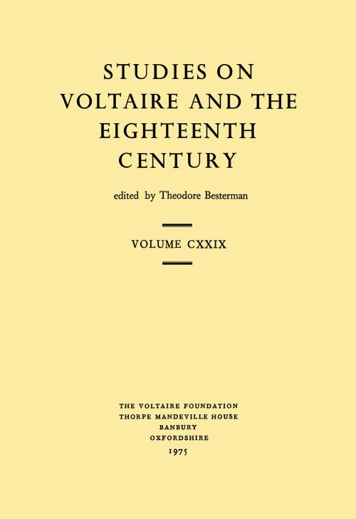 Miscellany/Mélanges