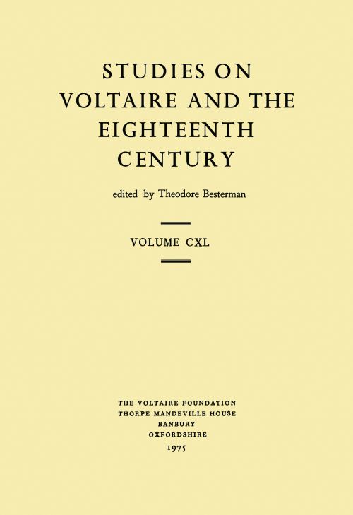 Miscellany/Mélanges