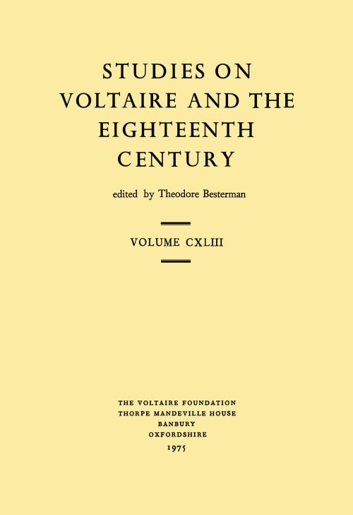 Miscellany/Mélanges