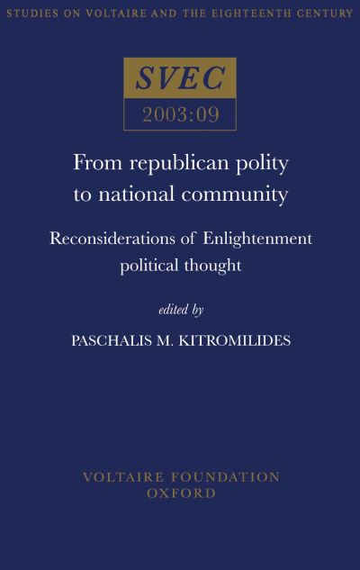 From Republican Polity to National Community