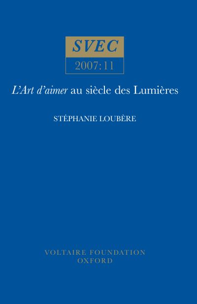 L'Art D'aimer Au Siècle Des Lumières