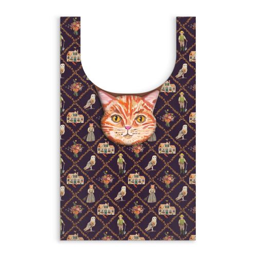 Cottage Cats Packable Nylon Tote