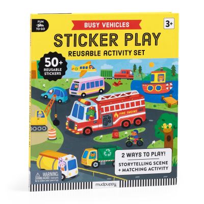 Busy Vehicles Sticker Play Reusable Activity Kit