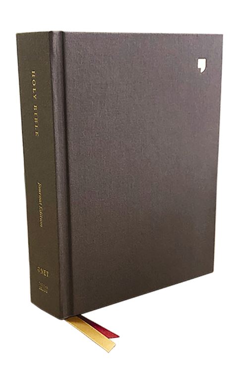 NET Bible, Journal Edition, Cloth Over Board, Gray, Comfort Print
