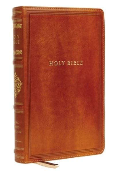 KJV, Personal Size Reference Bible, Sovereign Collection, Leathersoft, Brown, Red Letter, Comfort Print