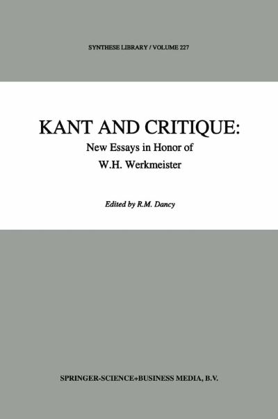 Kant and Critique