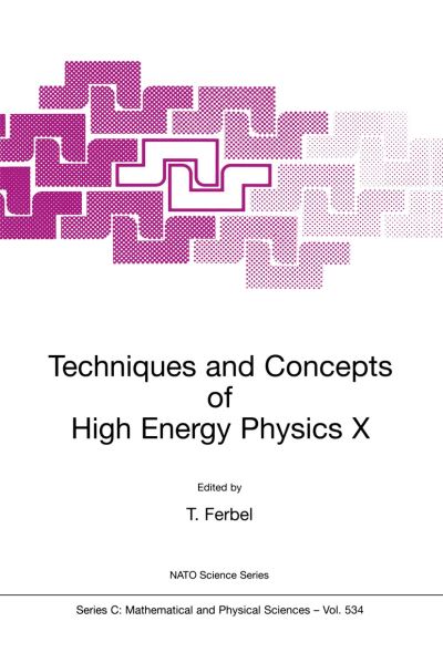 Techniques and Concepts of High Energy Physics X