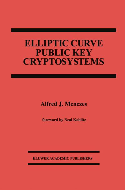 Elliptic Curve Public Key Cryptosystems