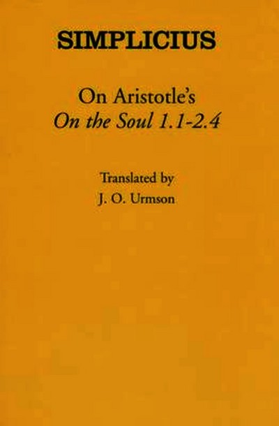 On Aristotle's On the Soul 1.1-2.4