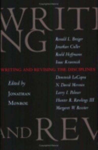 Writing and Revising the Disciplines