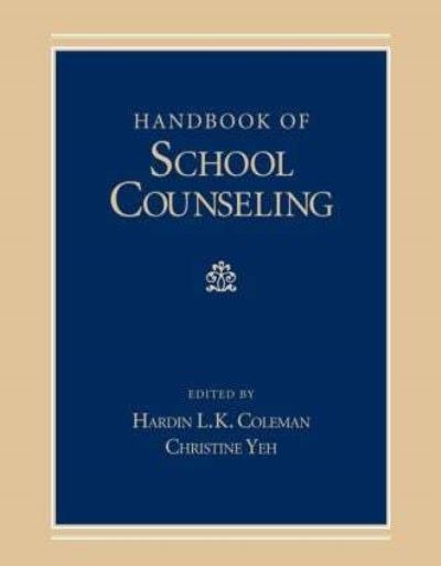 Handbook of School Counseling