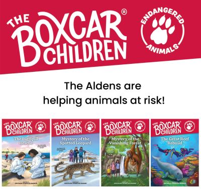 Boxcar Children Endangered Animals 4-Book Set, The