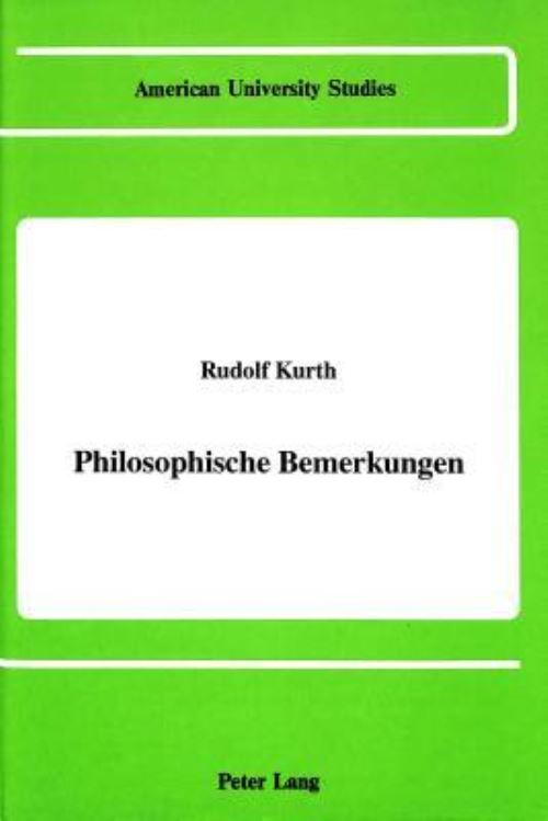 Philosophische Bemerkungen
