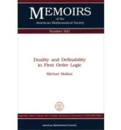 Duality and Definability in First Order Logic