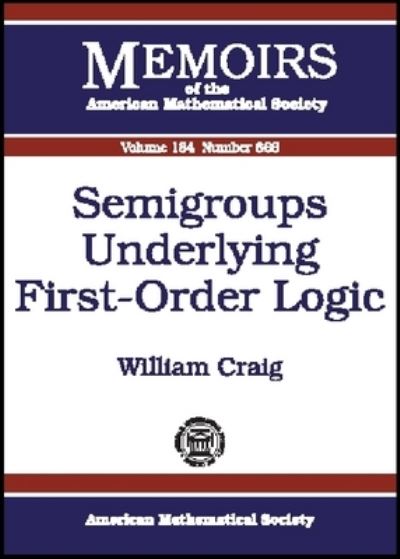 Semigroups Underlying First-Order Logic