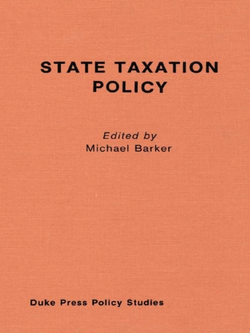 State Taxation Policy