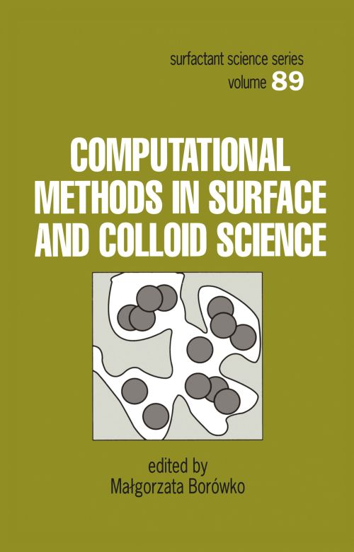 Computational Methods in Surface and Colloid Science