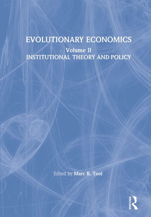 Evolutionary Economics