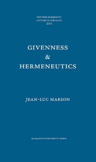 Givenness & Hermeneutics