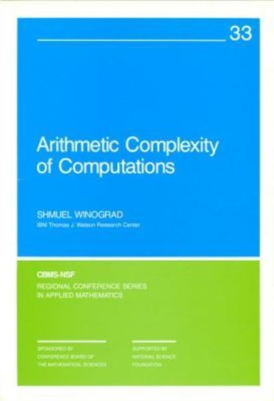 Arithmetic Complexity of Computations