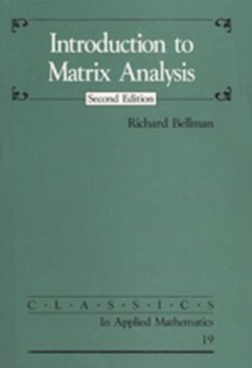 Introduction to Matrix Analysis