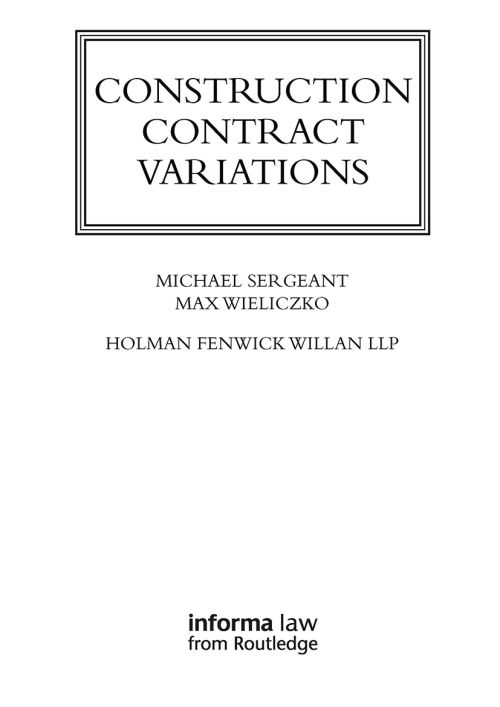 Construction Contract Variations