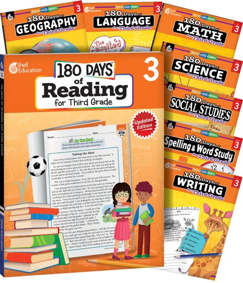 180 Days® Bundle Grade 3: 8-Book Set