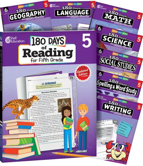 180 Days® Bundle Grade 5: 8-Book Set