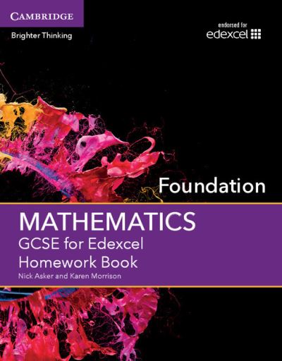 GCSE Mathematics for Edexcel. Foundation Homework Book
