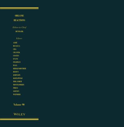 Organic Reactions. Volume 90