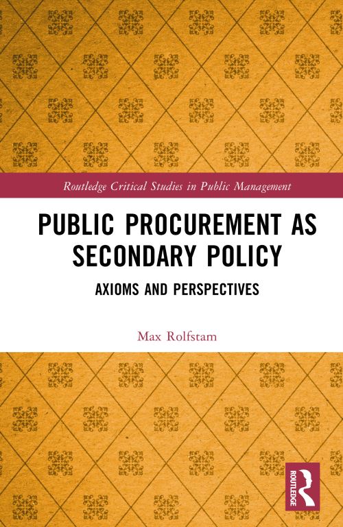 Public Procurement as Secondary Policy