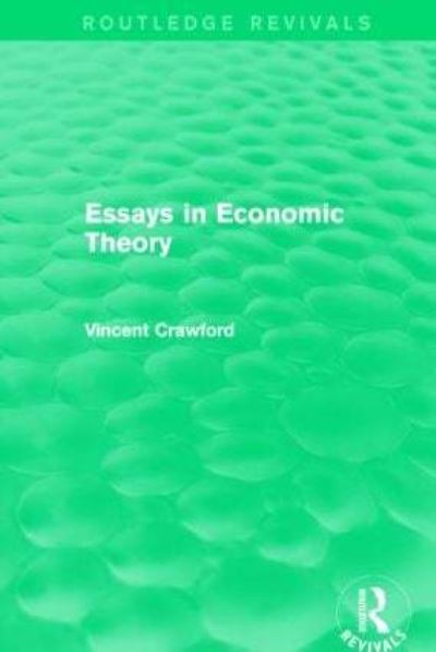 Essays in Economic Theory