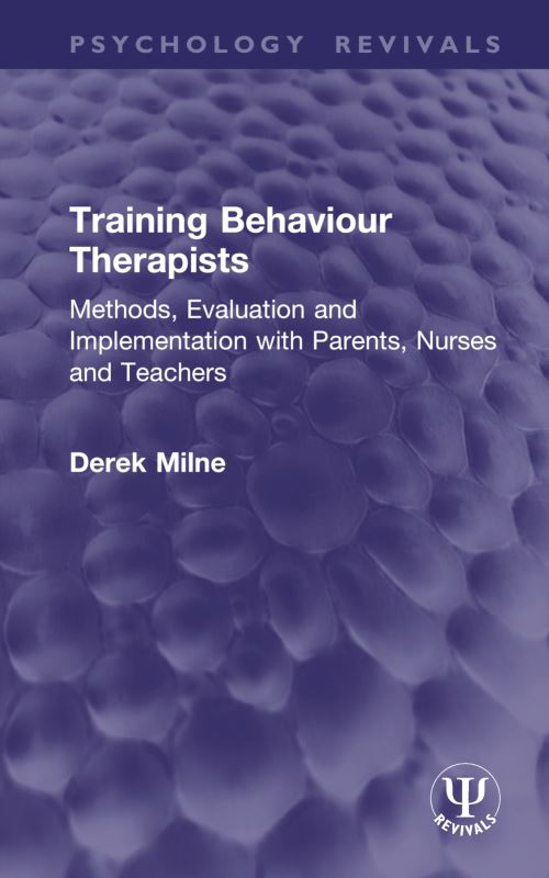 Training Behaviour Therapists