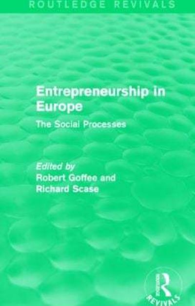 Entrepreneurship in Europe