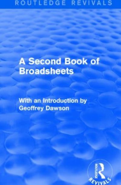 A Second Book of Broadsheets