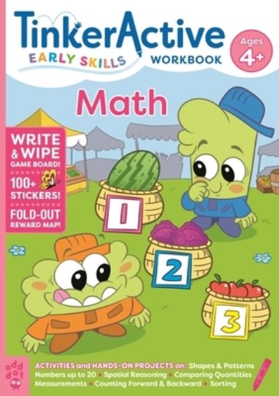 Tinkeractive Early Skills Math Workbook Ages 4+