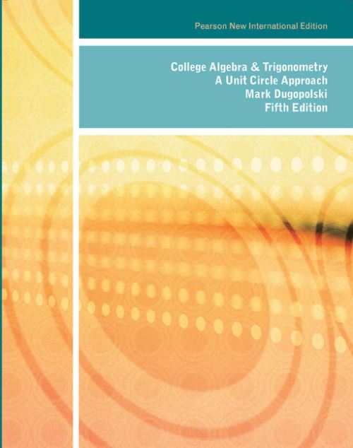 College Algebra & Trigonometry