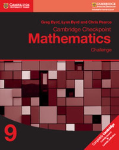 Cambridge Checkpoint Mathematics Challenge. Workbook 9