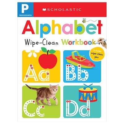 Pre-K Alphabet Wipe-Clean Workbook